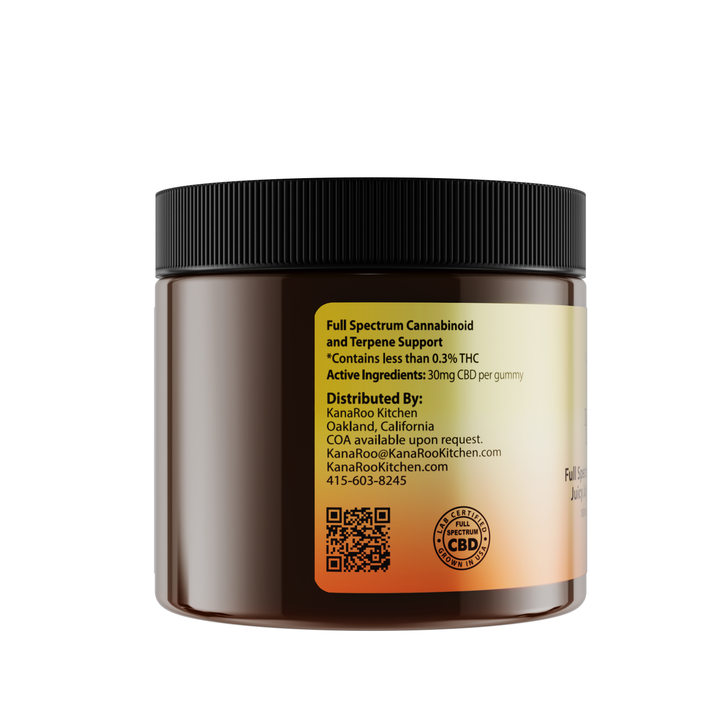 KANAROO KITCHEN FULL-SPECTRUM JUICY JUBILEE CBD GUMMIES