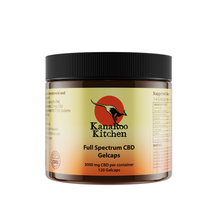 KANAROO KITCHEN FULL-SPECTRUM CBD GELCAPS